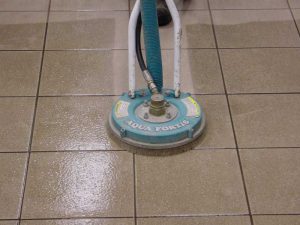 Internal public tile cleaning